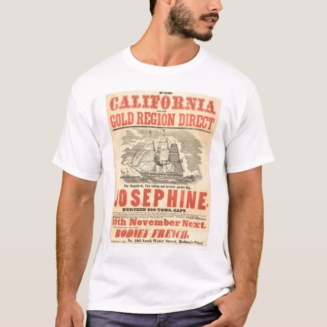 "Josephine" till den Kalifornien annonseringen T-shirt (Framsida)