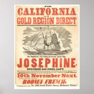 "Josephine" till Kaliforniens annons (1280A) Poster