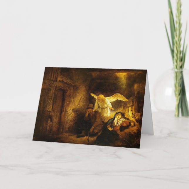 Josephs dröm - jul helgkort (Framsida)