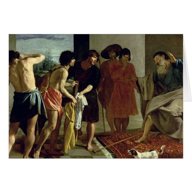 Josephs lag, 1630 hälsningskort (Framsidan Horizontal)