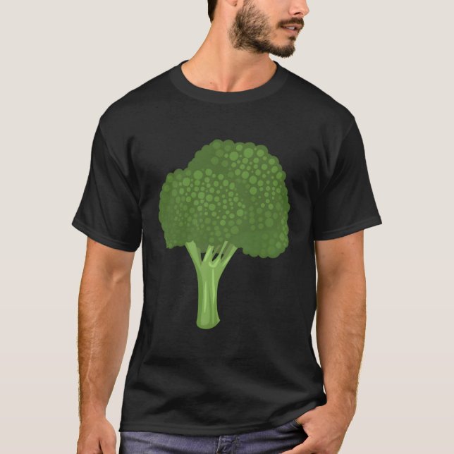 Josh Blue Broccoli T Shirt (Framsida)