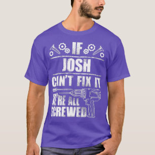 JOSH Gift Namn åtgärdar det roligt att föda Pap T Shirt