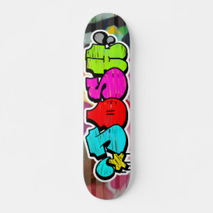 Josh Graffiti Anpassningsbar Personlig Coola Skate Mini Skateboard Bräda 18,5 Cm