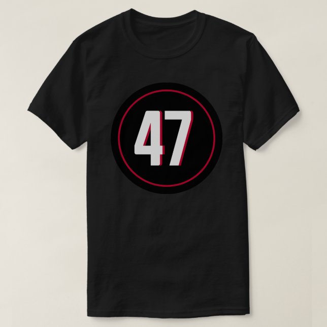 Josh Harris Number 47 Jersey Atlanta Falcons Inspi T Shirt (Design framsida)