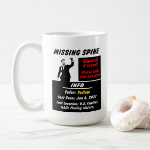 Josh Hawley Missing Spine Kaffemugg