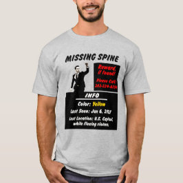 Josh Hawley Missing Spine T Shirt