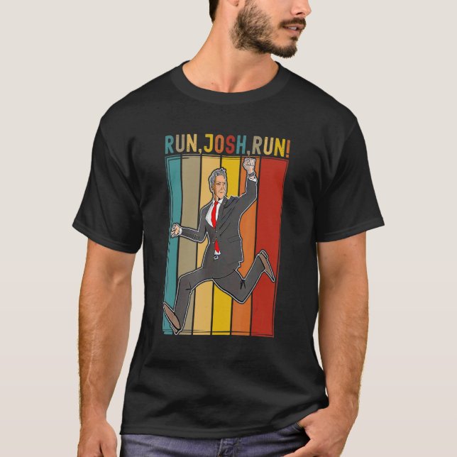 Josh Hawley Springa Free Josh Hawley Running 3 T Shirt (Framsida)