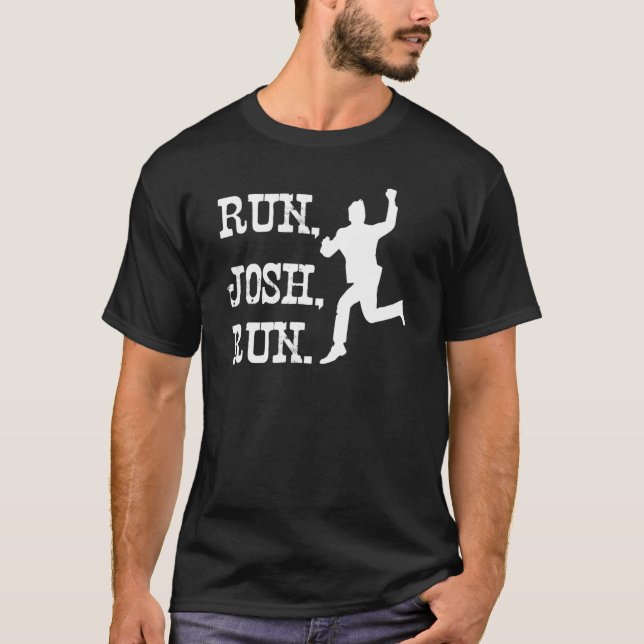 Josh Hawley Springa Free Josh Hawley Running Meme  T Shirt (Framsida)
