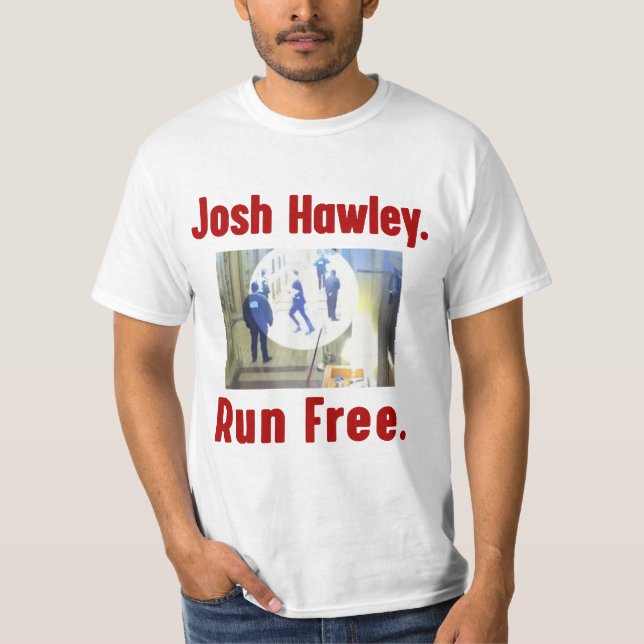 Josh Hawley springa fri retro T Shirt (Framsida)
