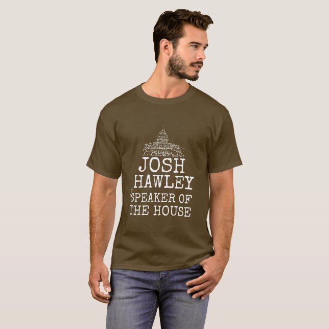 Josh Hawley till parlamentets talman T Shirt (Hel framsida)