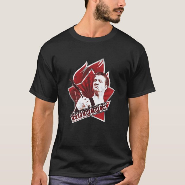 (JOSH) HOMME Baseball ¾ Sleeve  T Shirt (Framsida)
