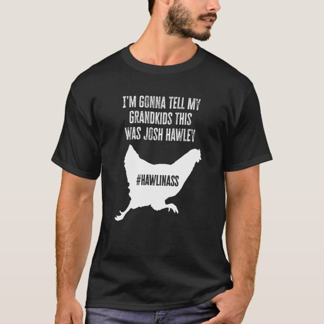 Josh Jan 6 Hawley Chicken Running Away T Shirt (Framsida)