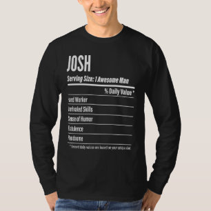 Josh Näringsfakta Serveringsstorlek Kalorier T Shirt