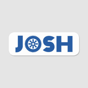 Josh Petrol Head Namnbricka