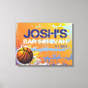 JOSH:s Mitzvah-skylt 1 Canvastryck