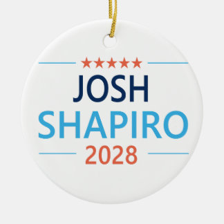 Josh Shapiro 2028 Julgransprydnad Keramik