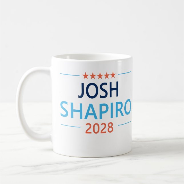 Josh Shapiro 2028 Kaffemugg (Vänster)