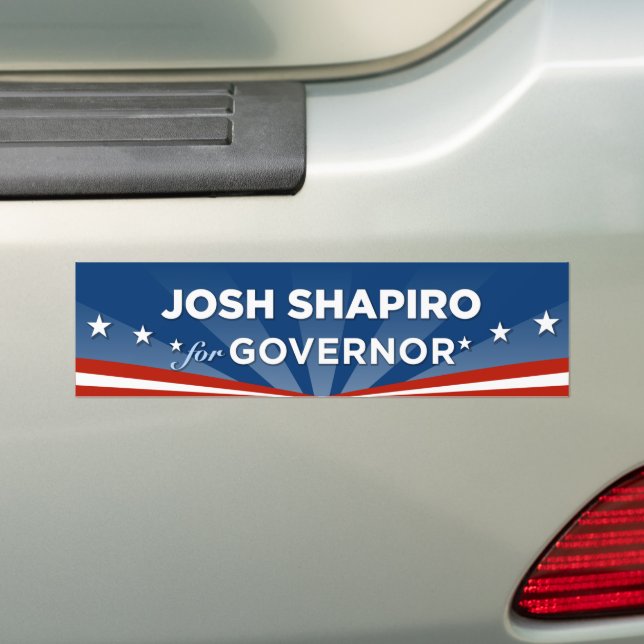 Josh Shapiro för Pennsylvanias guvernör Bildekal (På Bil)