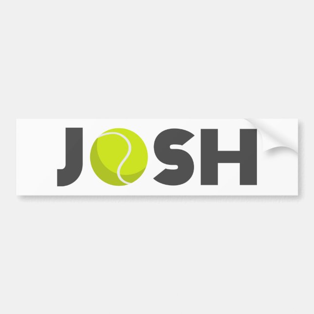 Josh Tennis Bildekal (Framsidan)