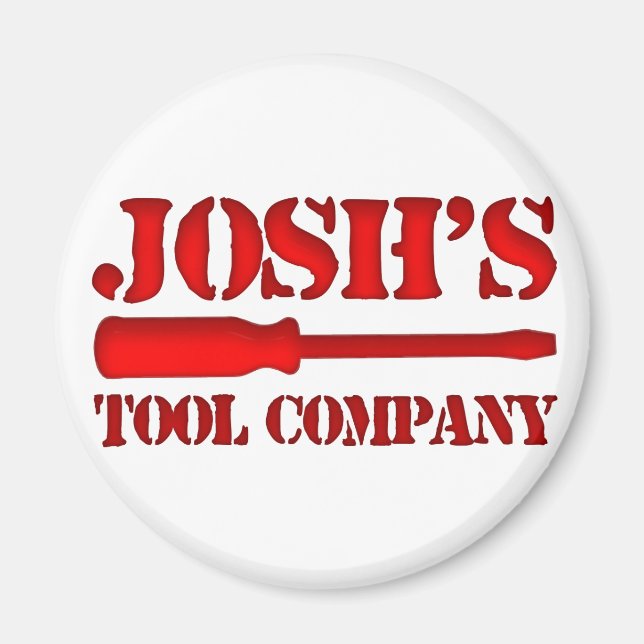 Josh's Verktyg Company Magnet (Framsidan)