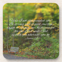 Joshua 1:9 Bible Verse Christian Scripture