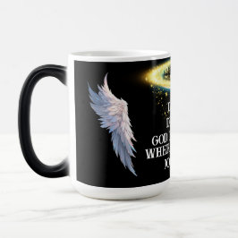 Joshua 1:9 Christian Faith inspirational Message Magisk Mugg