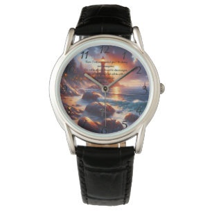 Joshua 1:9:Christian Faith prayer Armbandsur