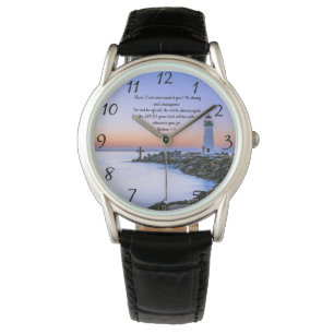 Joshua 1:9:Christian Faith prayer Armbandsur