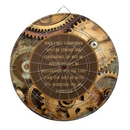 Joshua 1:9 Dart Board Encouraging Bible Verse  Darttavla