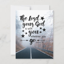 Joshua 1:9 Gud är med dig överallt.