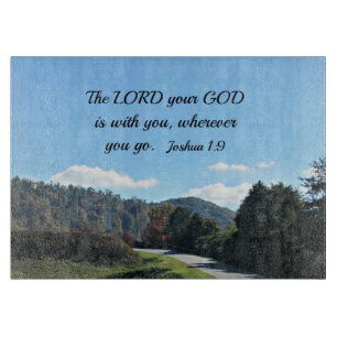 Joshua 1:9 Herren Gud är med dig