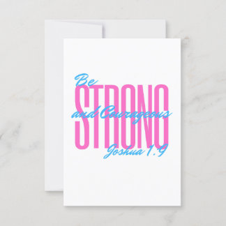 Joshua 1:9 Inbjudan och tillkännagivanden