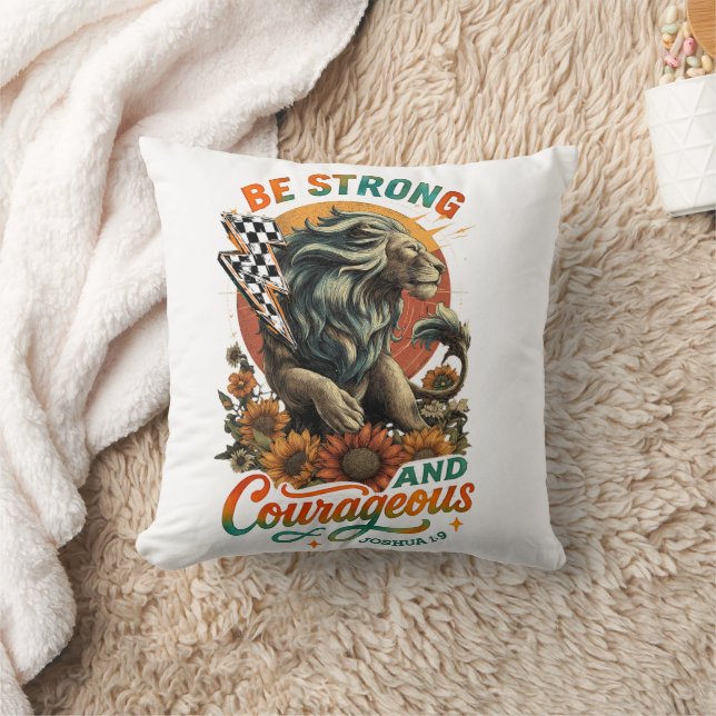 Joshua 1:9 kudde (Filt)