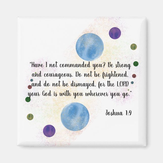 Joshua 1:9 magnet (Framsidan)