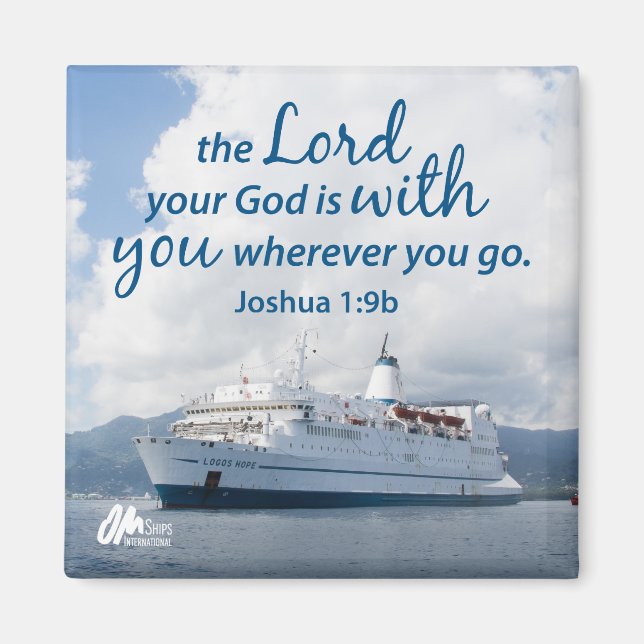 Joshua 1:9 Magnet (Framsidan)