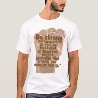 Joshua 1:9 tee shirt