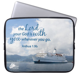 Joshua 1:9laptop sleeve