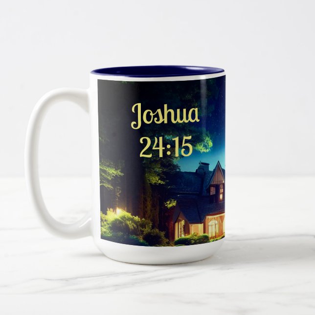 Joshua 24:15 Mugg (Vänster)