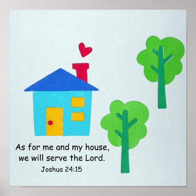 Joshua 24:15 poster (Framsidan)