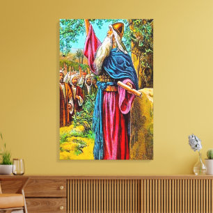 Joshua 24:16-28 Israel Lovar att tjäna GudCanvas Canvastryck