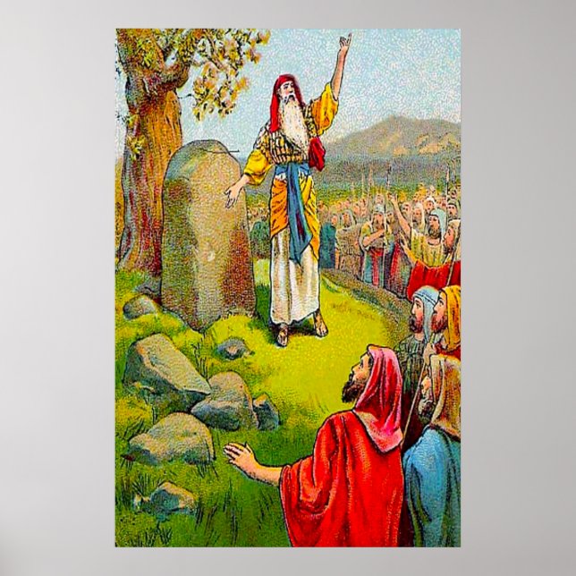 Joshua 24:1-15 Joshua's Farewell poster (Framsidan)