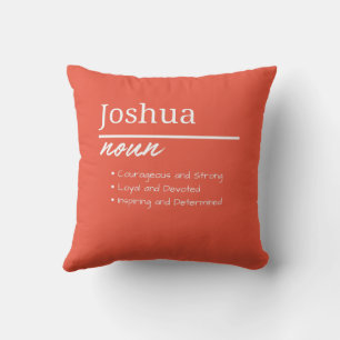Joshua, Boy Personlig Namn Definition Kudde