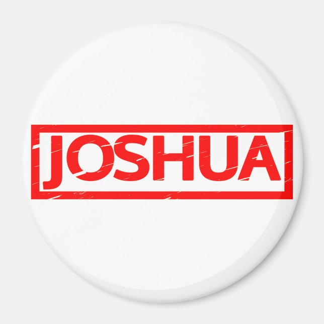 Joshua Frimärke Magnet (Framsidan)