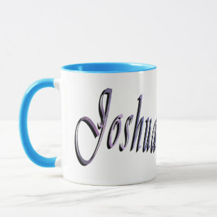 Joshua Namn Logotyp Mugg
