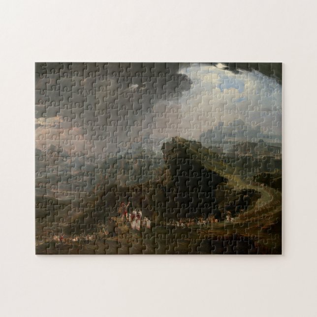Joshua och striden på Gibeon Pussel (Horisontell)