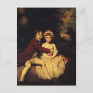 Joshua Reynolds-John Parker och hans syster Theres Vykort