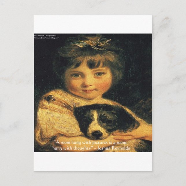 Joshua Reynolds Miss Bowles & Presentkort & Kort (Framsida)