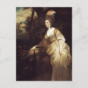 Joshua Reynolds- Porträtt i Georgiana Vykort