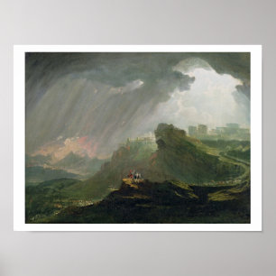 Joshua som befaller solen för att stå fortfarande poster