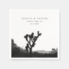 Joshua Träd Bröllop Anpassningsbar Photo Cocktail Pappersservett